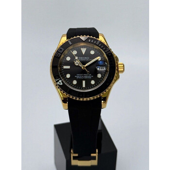 Custom Seiko Mod • Gold Yachtmaster V3 • 40mm